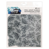 Ranger Simon Hurley create. Background Stamp 6x6 Inch Playful Petals (HUR74724) (DISCONTINUED)