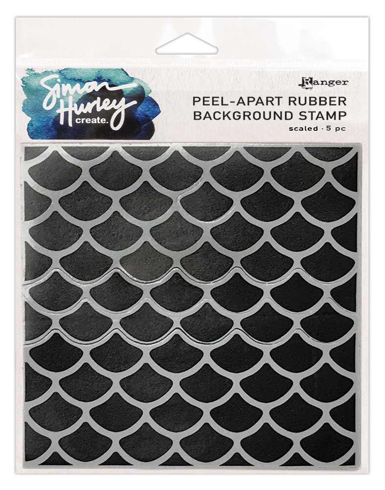 Ranger Simon Hurley create. Background Stamp 6x6 Inch Scaled (HUR78760) (DISCONTINUED)