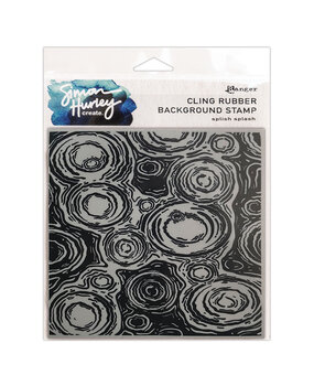 Ranger Simon Hurley create. Background Stamp 6x6 Inch Splish Splash (HUR77923) (DISCONTINUED)