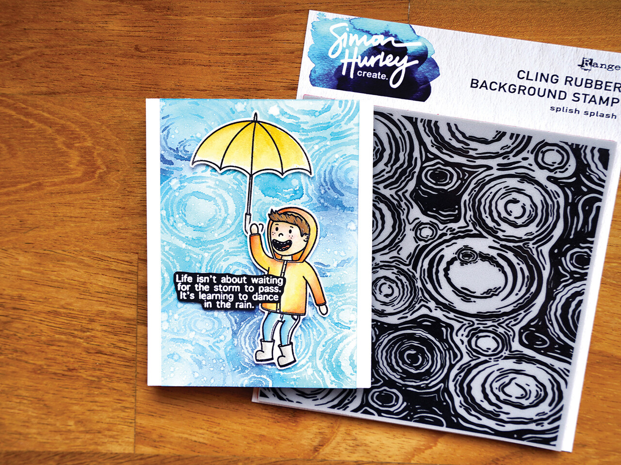 Ranger Simon Hurley create. Background Stamp 6x6 Inch Splish Splash (HUR77923) (DISCONTINUED) Ranger Simon Hurley create. Background Stamp 6x6 Inch Splish Splash (HUR77923) (DISCONTINUED)