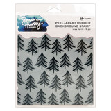 Ranger Simon Hurley create. Background Stamp 6x6 Inch Tree Farm (HUR74328) (DISCONTINUED)