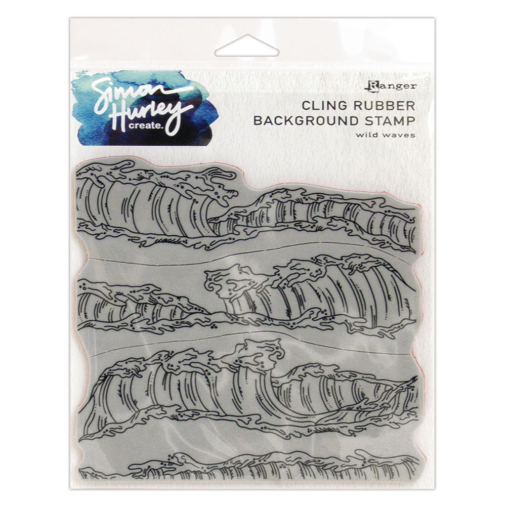 Simon Hurley Create Cling Stamps 6x6 Plaid Builder - Tampons Fond Pour Scrapbooking Et Cartes