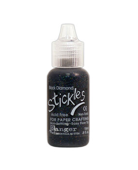 Ranger Ranger Stickles Glitter Glue Black Diamond 0.5 fl oz (SGG15123)