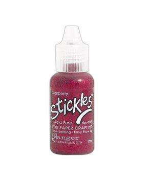 Ranger Ranger Stickles Glitter Glue Cranberry 0.5 fl oz (SGG38443)