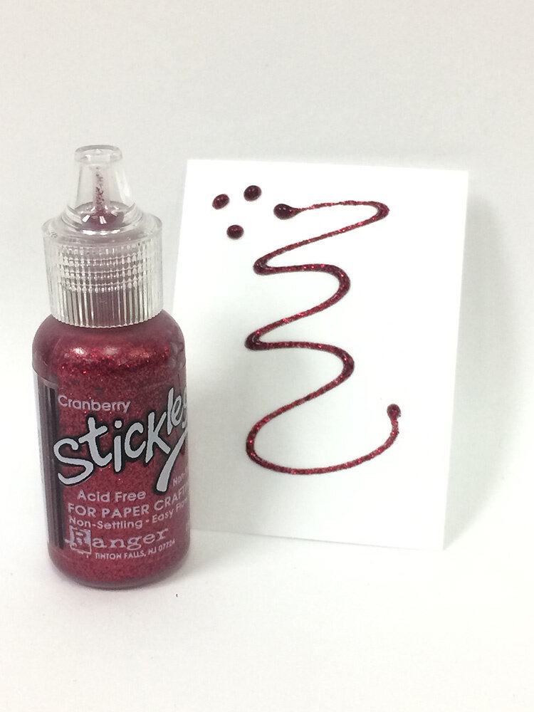 Ranger Ranger Stickles Glitter Glue Cranberry 0.5 fl oz (SGG38443)