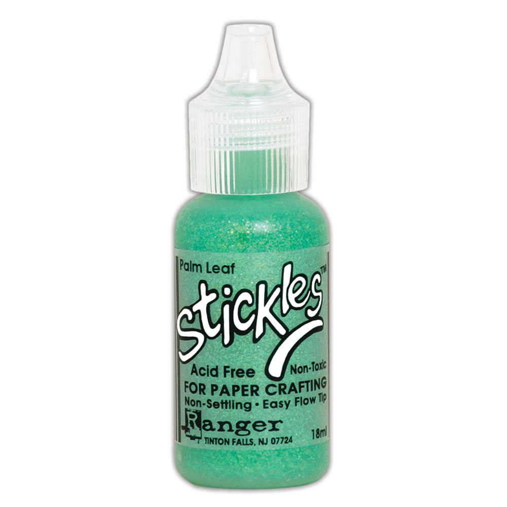 Ranger Stickles Glitter Glue 0.5 Oz - Cool Mint Sparkle For Crafts And Card Making