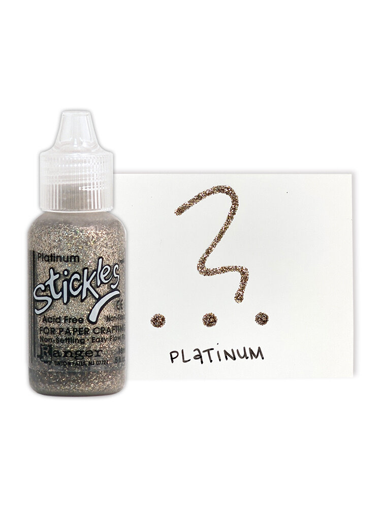 Ranger Ranger Stickles Glitter Glue Platinum 0.5 fl oz (SGG09696)