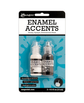 Ranger Ranger Enamel Accents Black Tie & White Glacier (2x0.5 fl oz) (GAC27355)