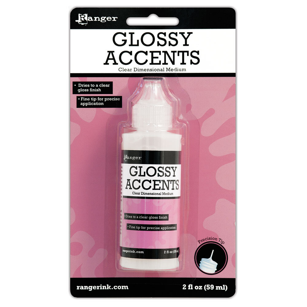 Ranger Ranger Glossy Accents Clear Dimensional Medium 2 fl oz (GAC17042) Ranger Ranger Glossy Accents Clear Dimensional Medium 2 fl oz (GAC17042)