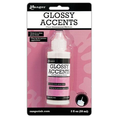 Ranger Ranger Glossy Accents Clear Dimensional Medium 2 fl oz (GAC17042) Ranger Ranger Glossy Accents Clear Dimensional Medium 2 fl oz (GAC17042)