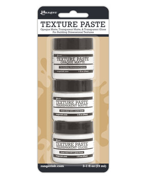Ranger Ranger Texture Paste Opaque Matte, Transparent Gloss & Matte 3x1 fl oz (INK48084)