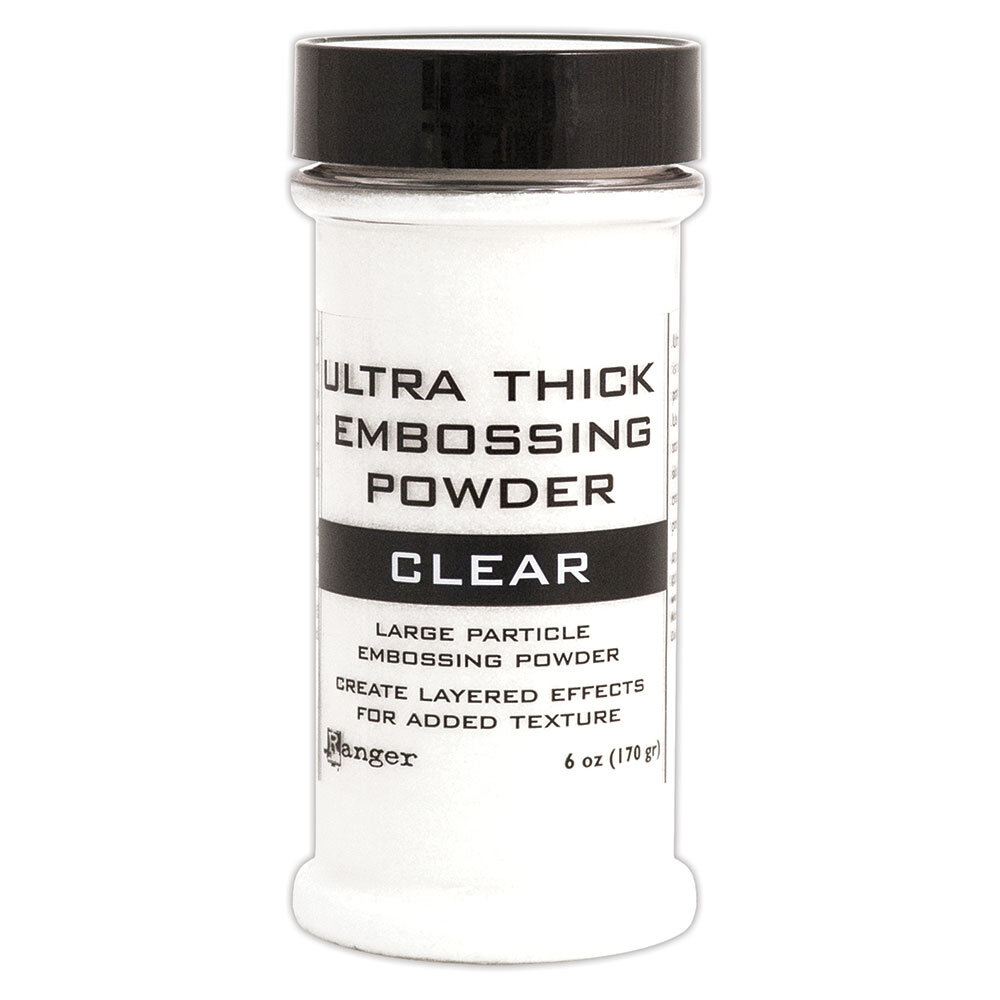 Ranger Ranger Embossing Powder Ultra Thick Clear 6 oz (SUZ09283) Ranger Ranger Embossing Powder Ultra Thick Clear 6 oz (SUZ09283)