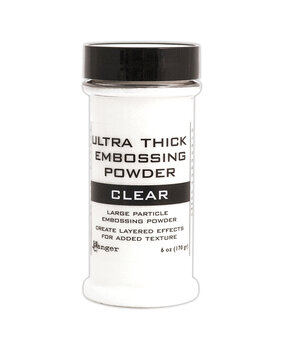 Ranger Ranger Embossing Powder Ultra Thick Clear 6 oz (SUZ09283) Ranger Ranger Embossing Powder Ultra Thick Clear 6 oz (SUZ09283)