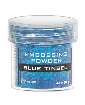 Ranger Ranger Embossing Powder Blue Tinsel 1 oz (EPJ41030) Ranger Ranger Embossing Powder Blue Tinsel 1 oz (EPJ41030)