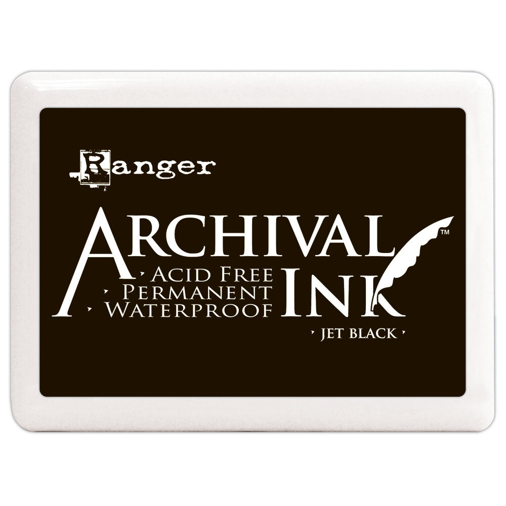 Ranger Ranger Archival Ink Jumbo Pad Jet Black (A3P06701)
