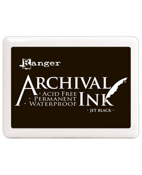 Ranger Ranger Archival Ink Jumbo Pad Jet Black (A3P06701)