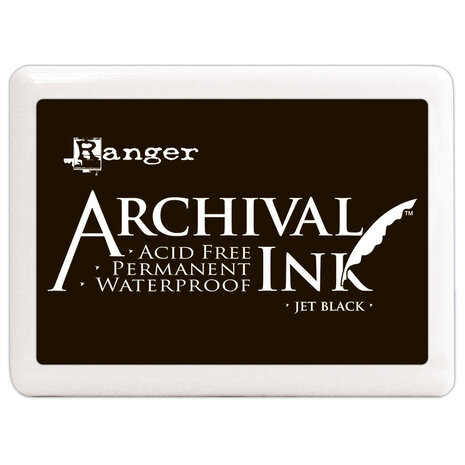 Ranger Ranger Archival Ink Jumbo Pad Jet Black (A3P06701)