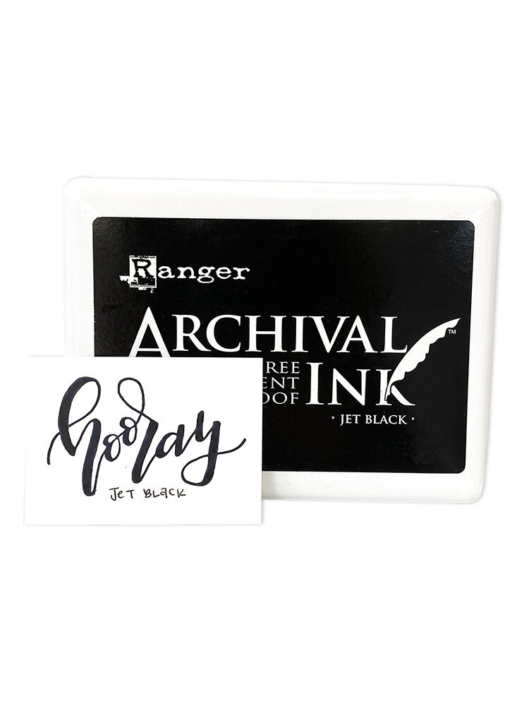 Ranger Ranger Archival Ink Jumbo Pad Jet Black (A3P06701)