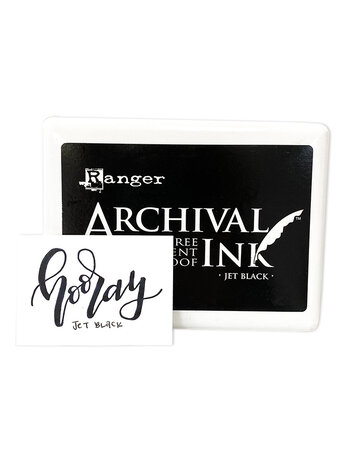 Ranger Ranger Archival Ink Jumbo Pad Jet Black (A3P06701)