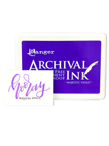 Ranger Ranger Archival Ink Jumbo Pad Majestic Violet (A3P64718) Ranger Ranger Archival Ink Jumbo Pad Majestic Violet (A3P64718)