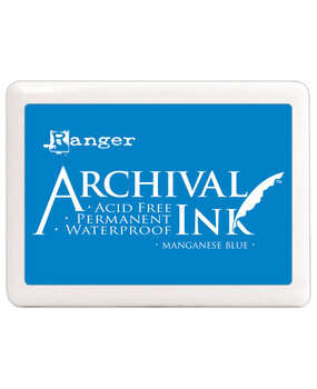 Ranger Ranger Archival Ink Jumbo Pad Manganese Blue (A3P30539) (DISCONTINUED)