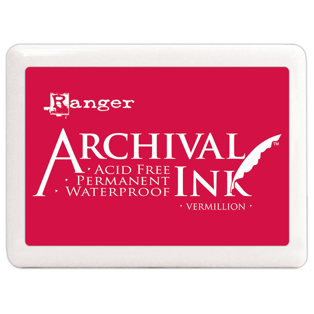 Ranger Ranger Archival Ink Jumbo Pad Vermillion (A3P30522) (DISCONTINUED) Ranger Ranger Archival Ink Jumbo Pad Vermillion (A3P30522) (DISCONTINUED)