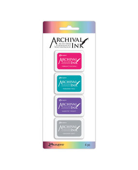 Ranger Ranger Archival Ink Mini Pad Kit 4 (AIMK57703)