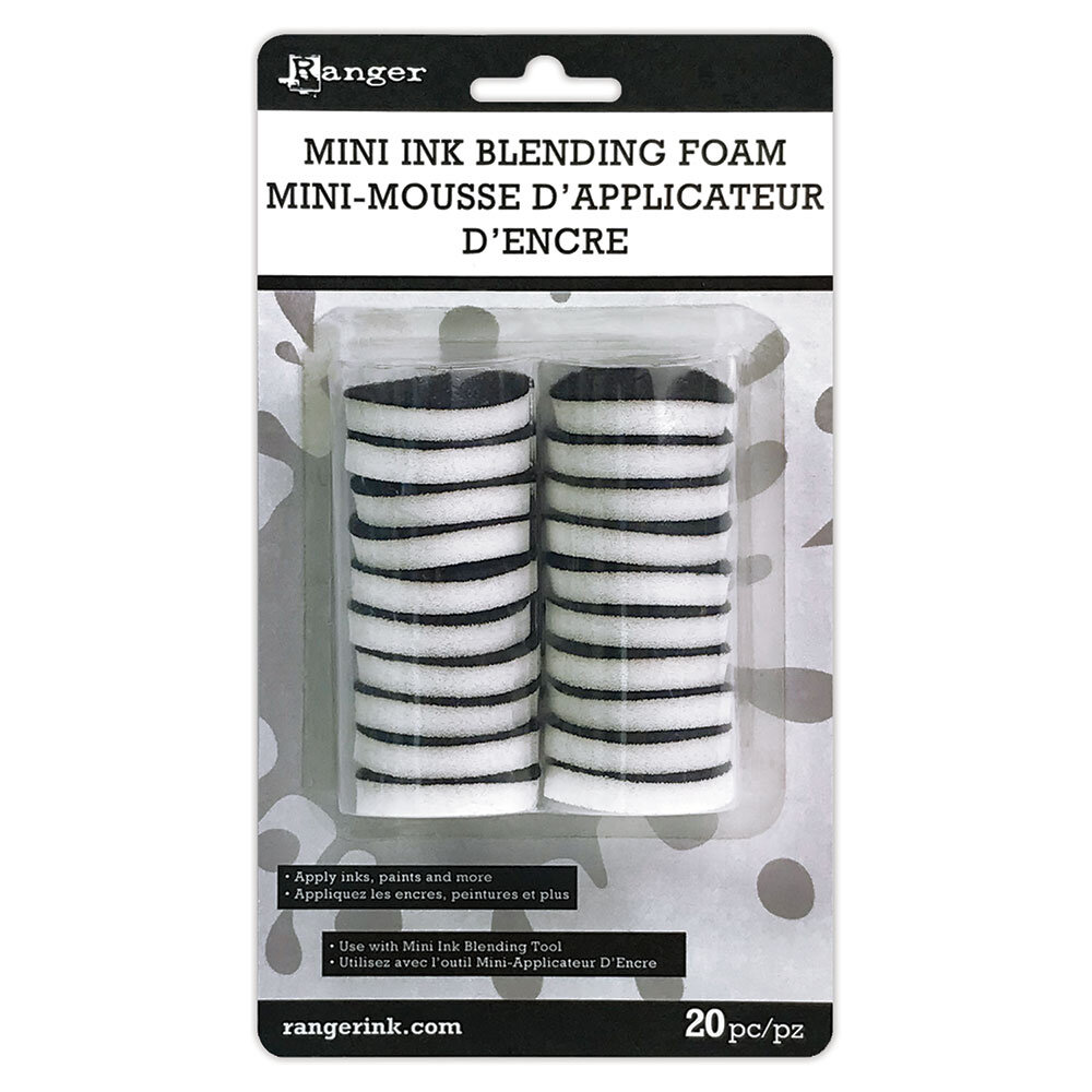 Ranger Ranger Mini Ink Blending Foam 1 Inch Round Replacement (20pcs) (IBT40972)