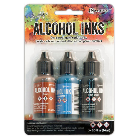 Ranger Tim Holtz Alcohol Ink - Kit Miners Lantern (TIM20721) Ranger Tim Holtz Alcohol Ink - Kit Miners Lantern (TIM20721)
