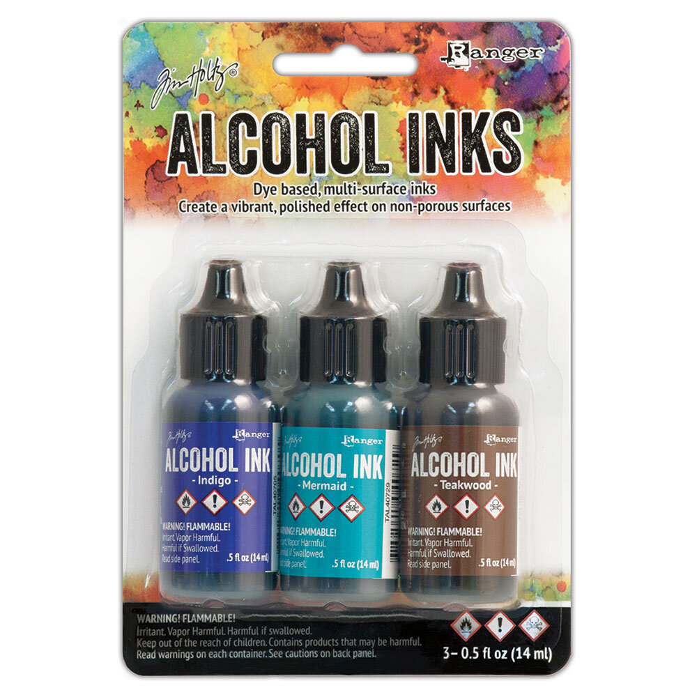 Ranger Tim Holtz Alcohol Ink - Kit Mariner (TAK40866) Ranger Tim Holtz Alcohol Ink - Kit Mariner (TAK40866)