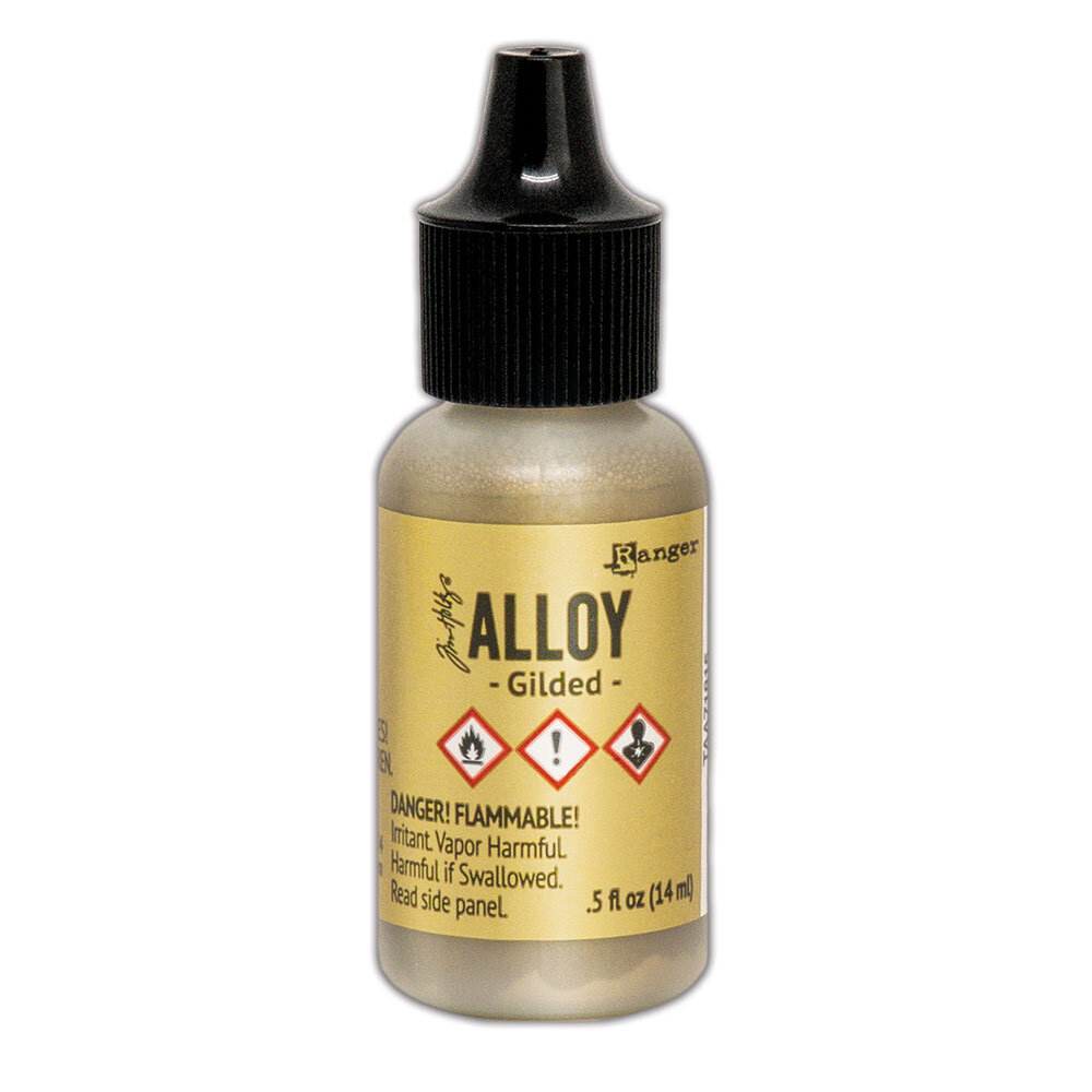 Ranger Tim Holtz Alcohol Alloy Gilded 0.5 fl oz (TAA71815) Ranger Tim Holtz Alcohol Alloy Gilded 0.5 fl oz (TAA71815)