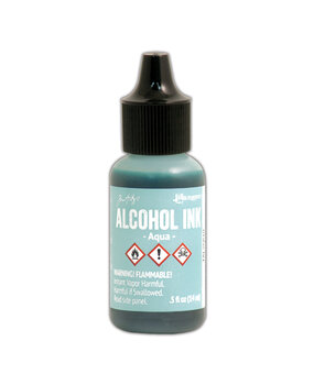 Ranger Tim Holtz Alcohol Ink Aqua 0.5 fl oz (TAL25610)