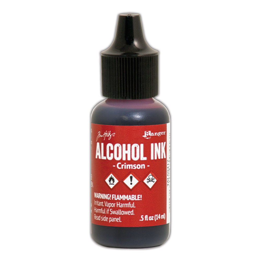 Ranger Tim Holtz Alcohol Ink Crimson 0.5 fl oz (TAL59417) Ranger Tim Holtz Alcohol Ink Crimson 0.5 fl oz (TAL59417)