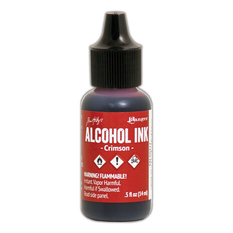 Ranger Tim Holtz Alcohol Ink Crimson 0.5 fl oz (TAL59417) Ranger Tim Holtz Alcohol Ink Crimson 0.5 fl oz (TAL59417)