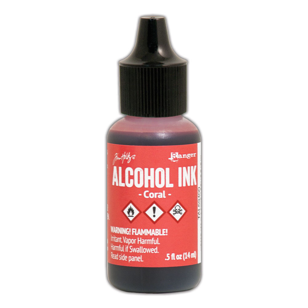 Ranger Tim Holtz Alcohol Ink Coral 0.5 fl oz (TAL59400) Ranger Tim Holtz Alcohol Ink Coral 0.5 fl oz (TAL59400)