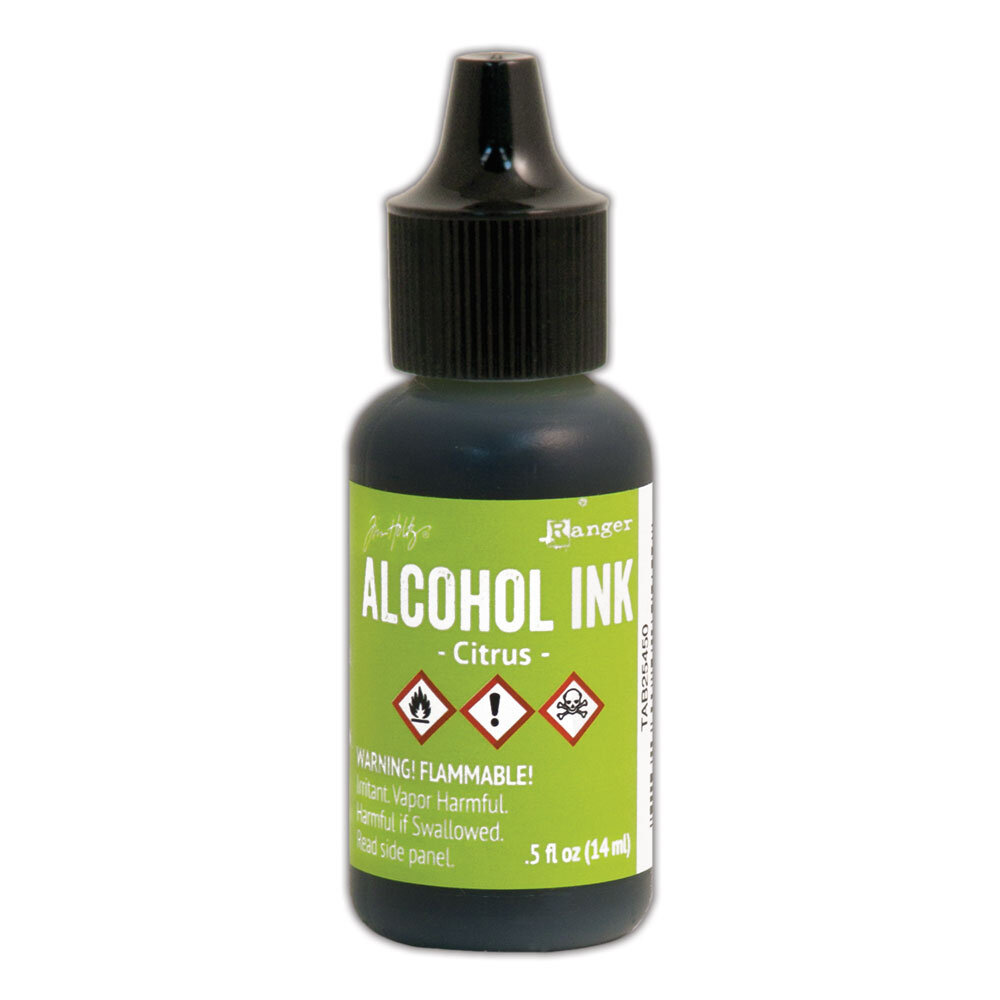 Ranger Tim Holtz Alcohol Ink Citrus 0.5 fl oz (TAB25450) Ranger Tim Holtz Alcohol Ink Citrus 0.5 fl oz (TAB25450)