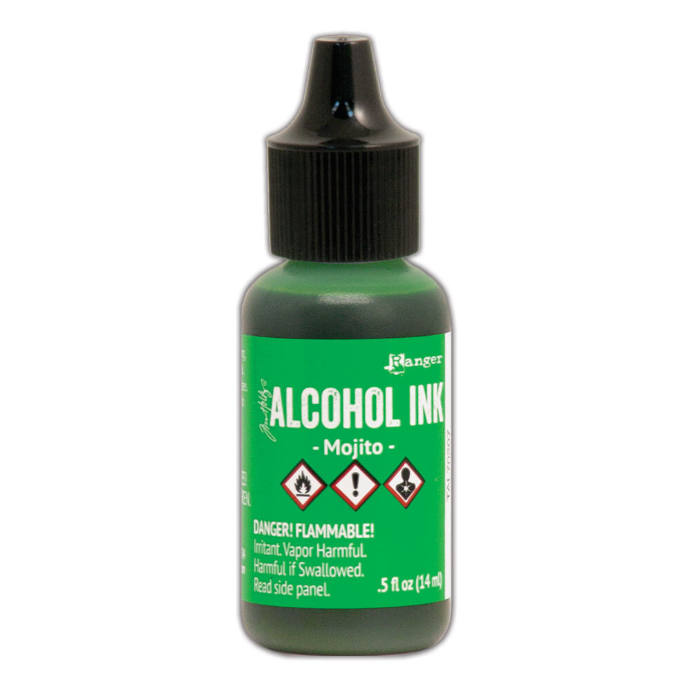 Ranger Tim Holtz Alcohol Ink Mojito 0.5 fl oz (TAL70207) Ranger Tim Holtz Alcohol Ink Mojito 0.5 fl oz (TAL70207)