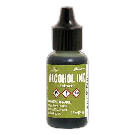 Ranger Tim Holtz Alcohol Ink Lettuce 0.5 fl oz (TIM22077) Ranger Tim Holtz Alcohol Ink Lettuce 0.5 fl oz (TIM22077)