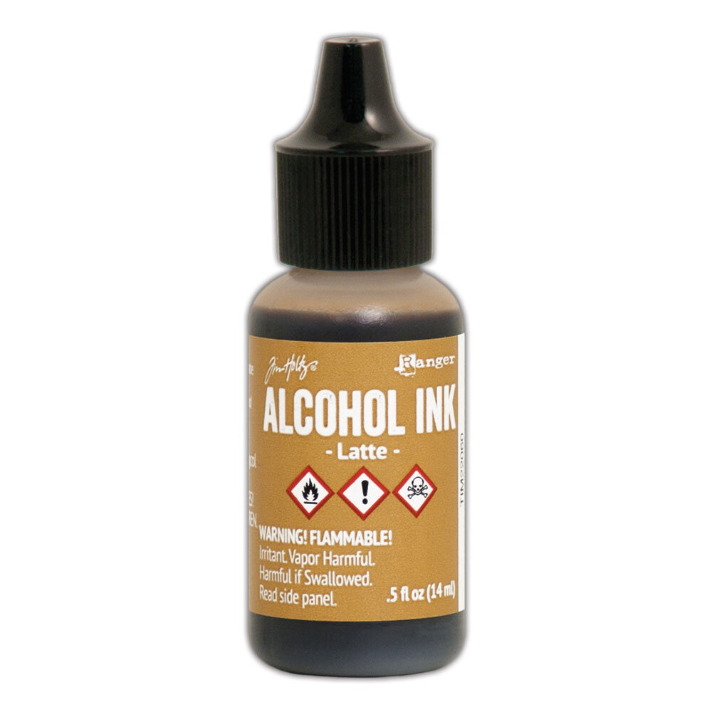 Ranger Tim Holtz Alcohol Ink Latte 0.5 fl oz (TIM22060) Ranger Tim Holtz Alcohol Ink Latte 0.5 fl oz (TIM22060)