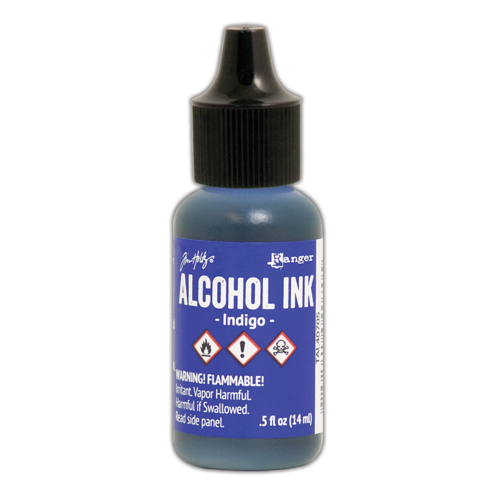 Ranger Tim Holtz Alcohol Ink Indigo 0.5 fl oz (TAL40705) Ranger Tim Holtz Alcohol Ink Indigo 0.5 fl oz (TAL40705)