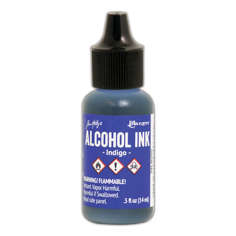 Ranger Tim Holtz Alcohol Ink Indigo 0.5 fl oz (TAL40705) Ranger Tim Holtz Alcohol Ink Indigo 0.5 fl oz (TAL40705)
