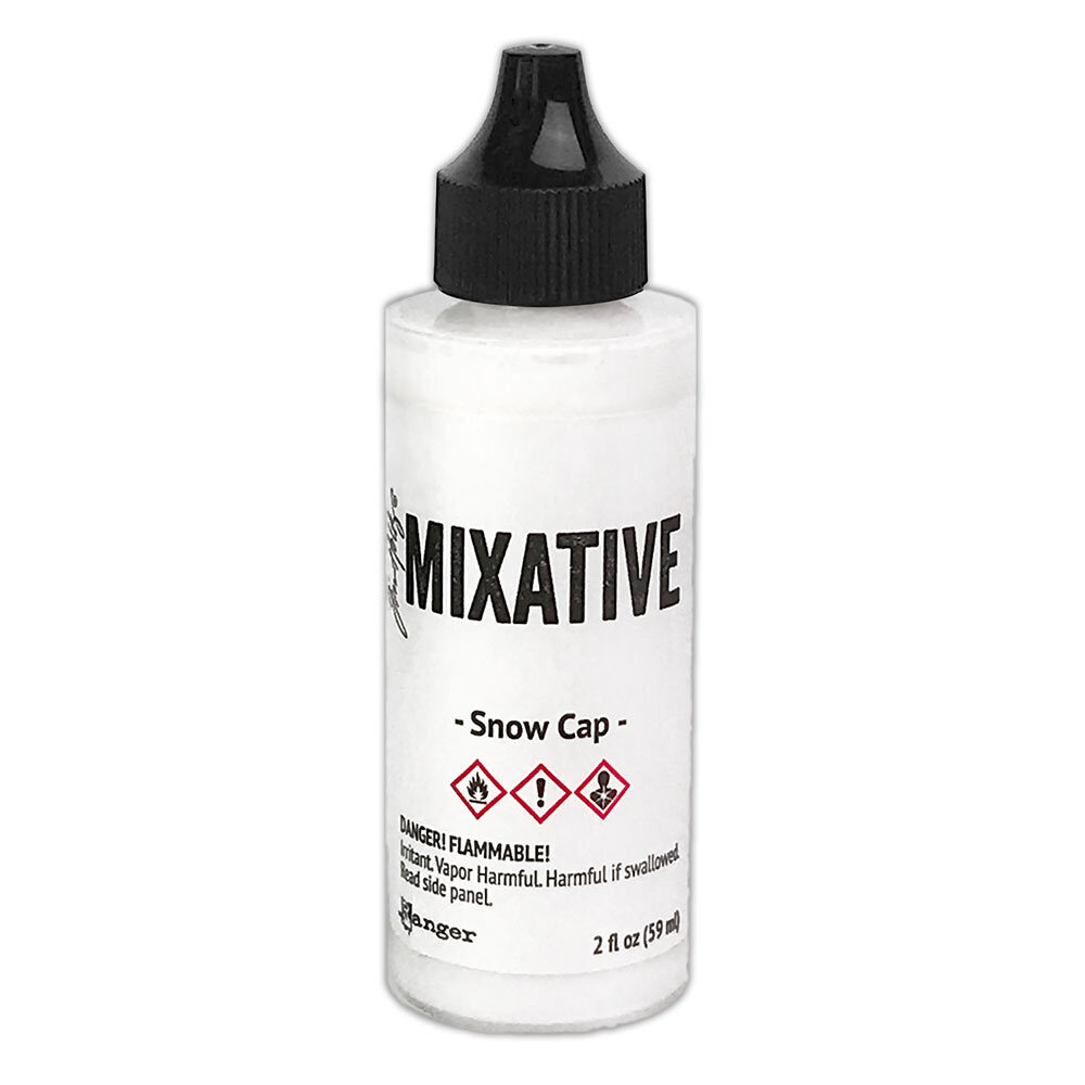 Ranger Tim Holtz Metallic Mixative Snow Cap 2 fl oz (TAG76278) Ranger Tim Holtz Metallic Mixative Snow Cap 2 fl oz (TAG76278)