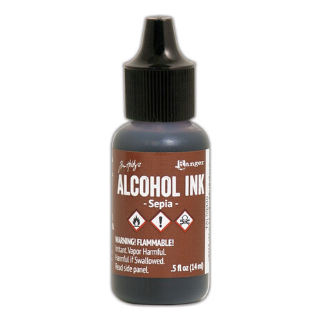Ranger Tim Holtz Alcohol Ink Sepia 0.5 fl oz (TAL59448) Ranger Tim Holtz Alcohol Ink Sepia 0.5 fl oz (TAL59448)