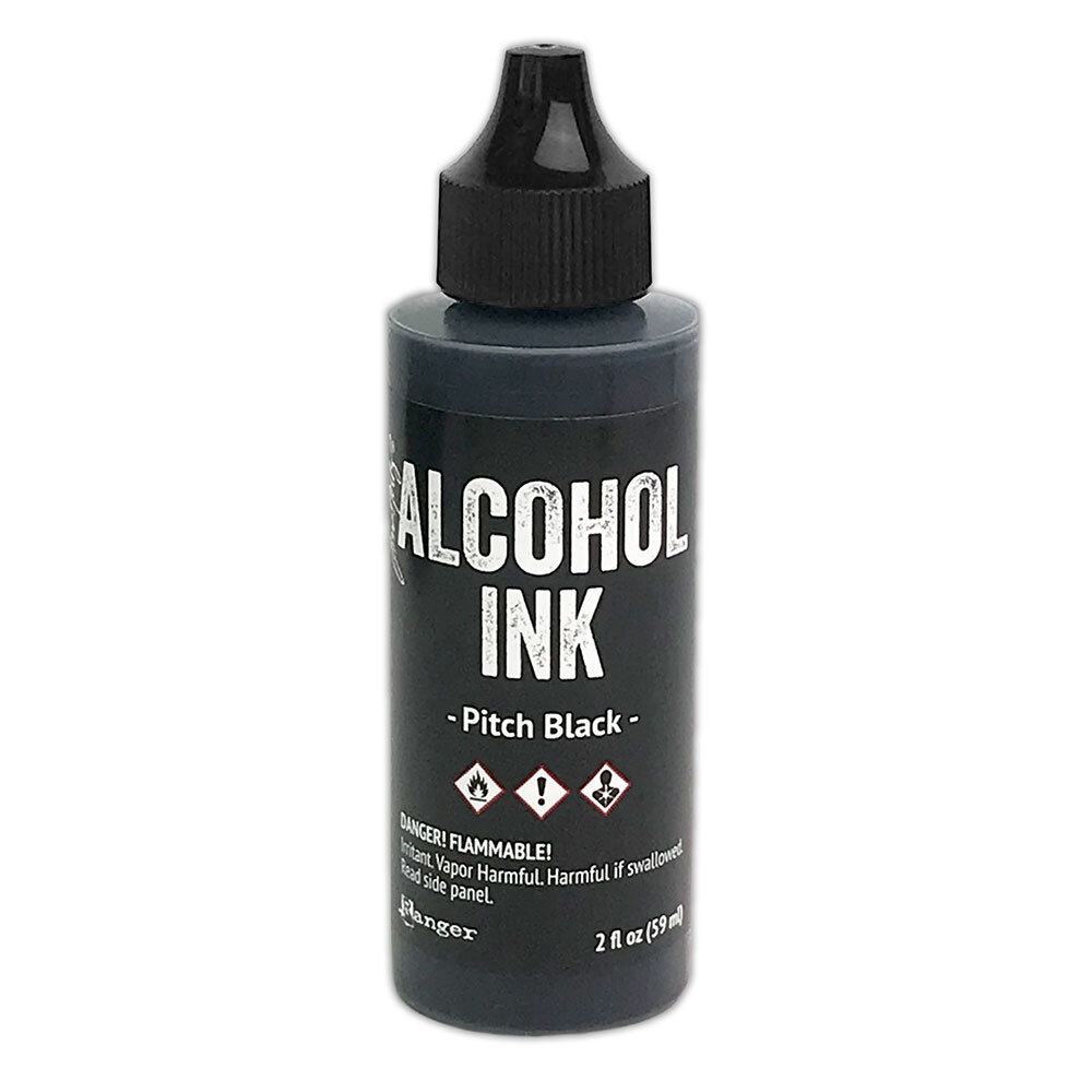 Ranger Tim Holtz Alcohol Ink Pitch Black 2 fl oz (TAG76230) Ranger Tim Holtz Alcohol Ink Pitch Black 2 fl oz (TAG76230)