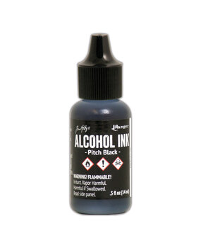 Ranger Tim Holtz Alcohol Ink Pitch Black 0.5 fl oz (TIM22138)