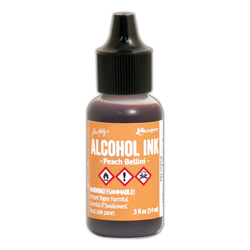 Ranger Tim Holtz Alcohol Ink Peach Bellini 0.5 fl oz (TAL25658) Ranger Tim Holtz Alcohol Ink Peach Bellini 0.5 fl oz (TAL25658)
