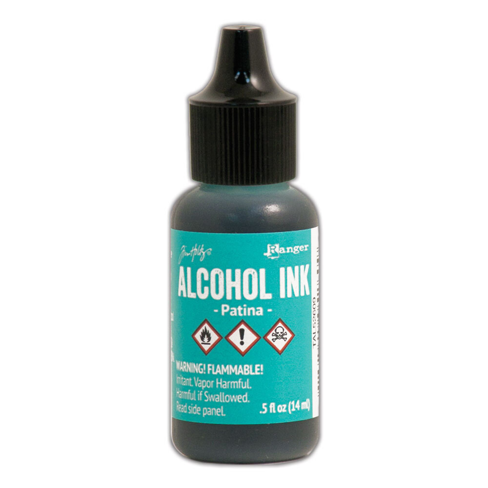 Ranger Tim Holtz Alcohol Ink Patina 0.5 fl oz (TAL52609) Ranger Tim Holtz Alcohol Ink Patina 0.5 fl oz (TAL52609)