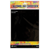 Ranger Tim Holtz Alcohol Ink Cardstock Black Matte (10pcs) (TAC65487)