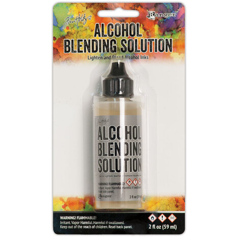 Ranger Tim Holtz Alcohol Ink Blending Solution (Carded) 2 fl oz (TIM19800) Ranger Tim Holtz Alcohol Ink Blending Solution (Carded) 2 fl oz (TIM19800)