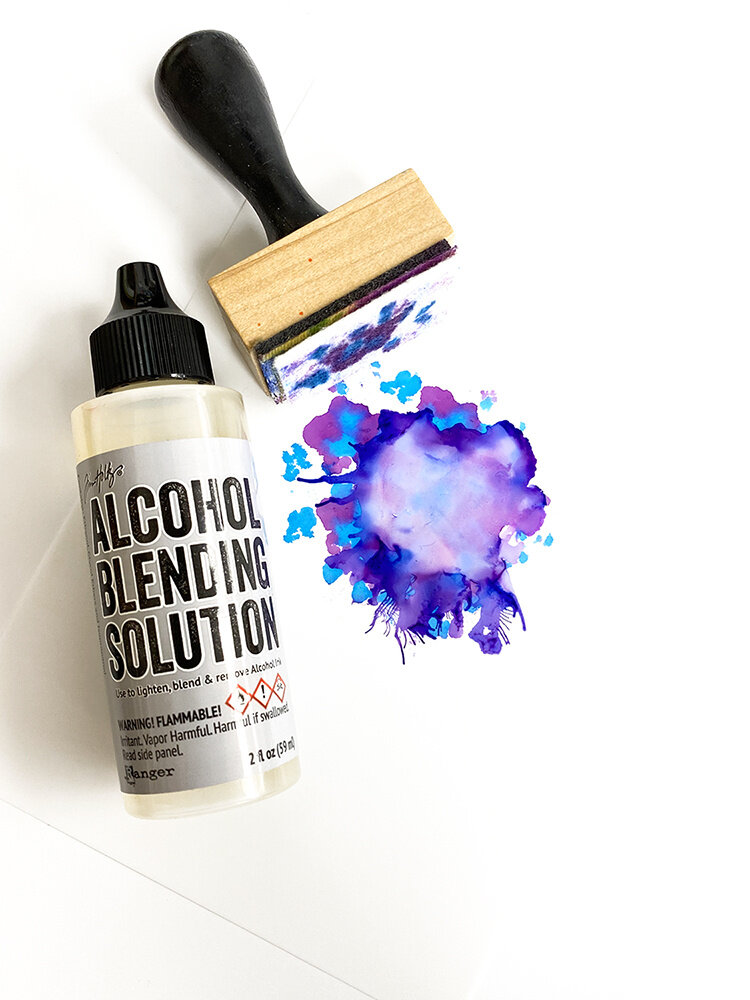 Ranger Tim Holtz Alcohol Ink Blending Solution (Carded) 2 fl oz (TIM19800) Ranger Tim Holtz Alcohol Ink Blending Solution (Carded) 2 fl oz (TIM19800)